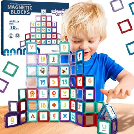 Erdvinės magnetinės kaladėlės | Mokymasis skaičiuoti 70 elementų | WOOPIE 54986