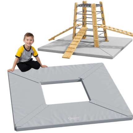 Gimnastikos čiužinys | Apsauginis trapezinis kilimėlis lauko bokšteliui | CLASSIC WORLD EDU CW70396