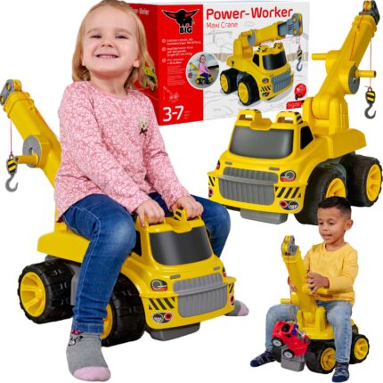 BIG Ride-On Crane Maxi Mašina su kranu