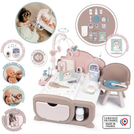 Lėlės priežiūros rinkinys | Babysitter's Electronic Corner| Baby Nurse | SMOBY 220379