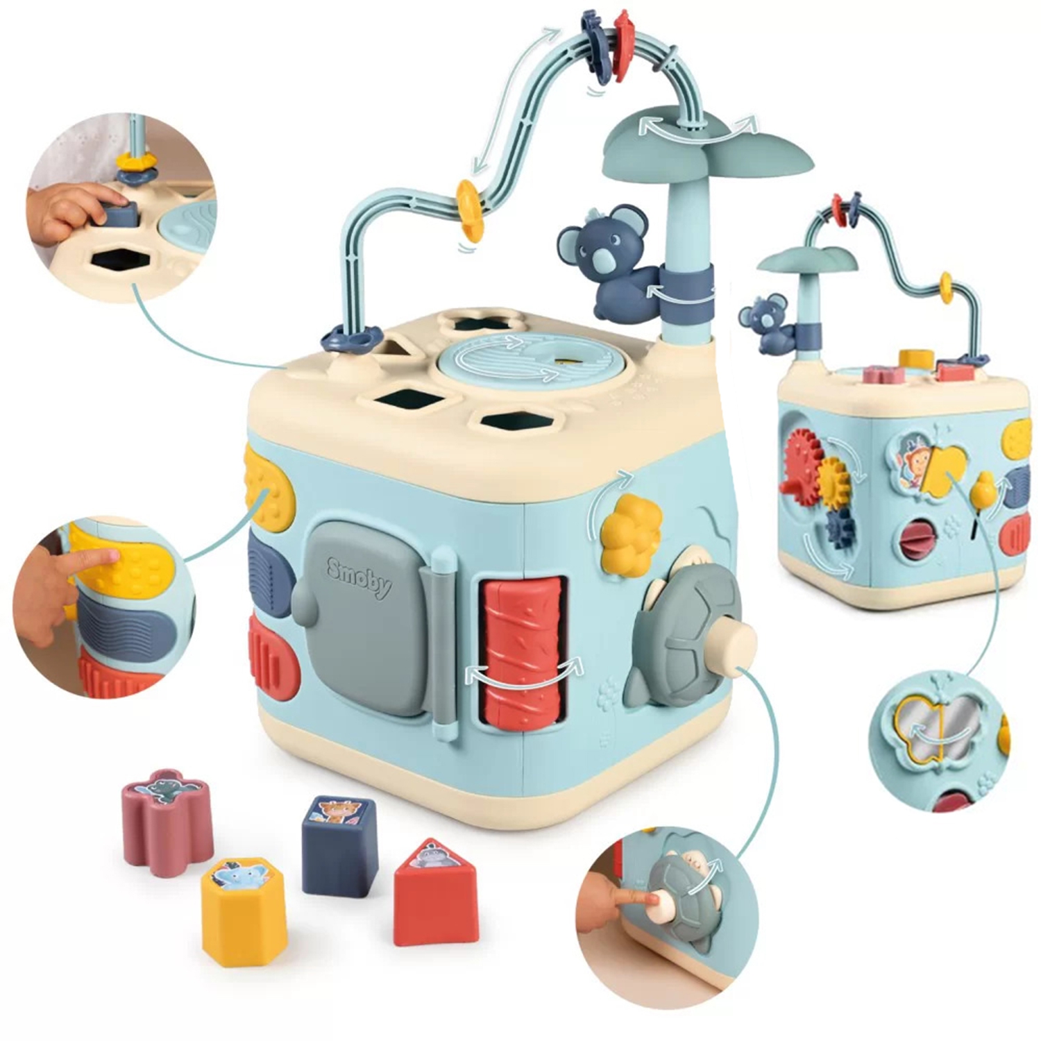 smoby-little-sensoryczna-kostka-aktywnosci-dla-dzieci-sorter-labirynt-13w1