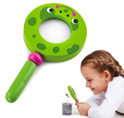 Žaislinis medinis didinamasis stiklas vaikams | Varlė | Viga 53912