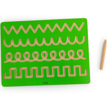 Medinė grafomotorinė lenta | Mokomės rašyti | VIGA 44697