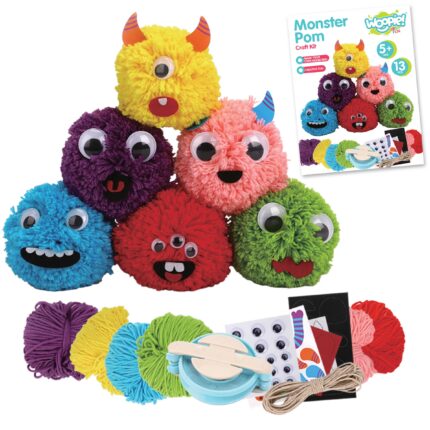 WOOPIE ART&FUN kūrybinis rinkinys Make a Monster Monster Pom