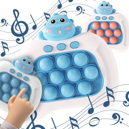 WOOPIE Žaidimas POP IT Elektrinis antistresinis arkadinis žaidimas mėlynas dinozauras