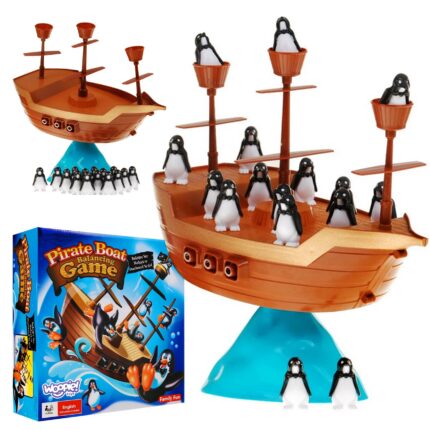 WOOPIE pingvinų piratų laivas arkadinis žaidimas