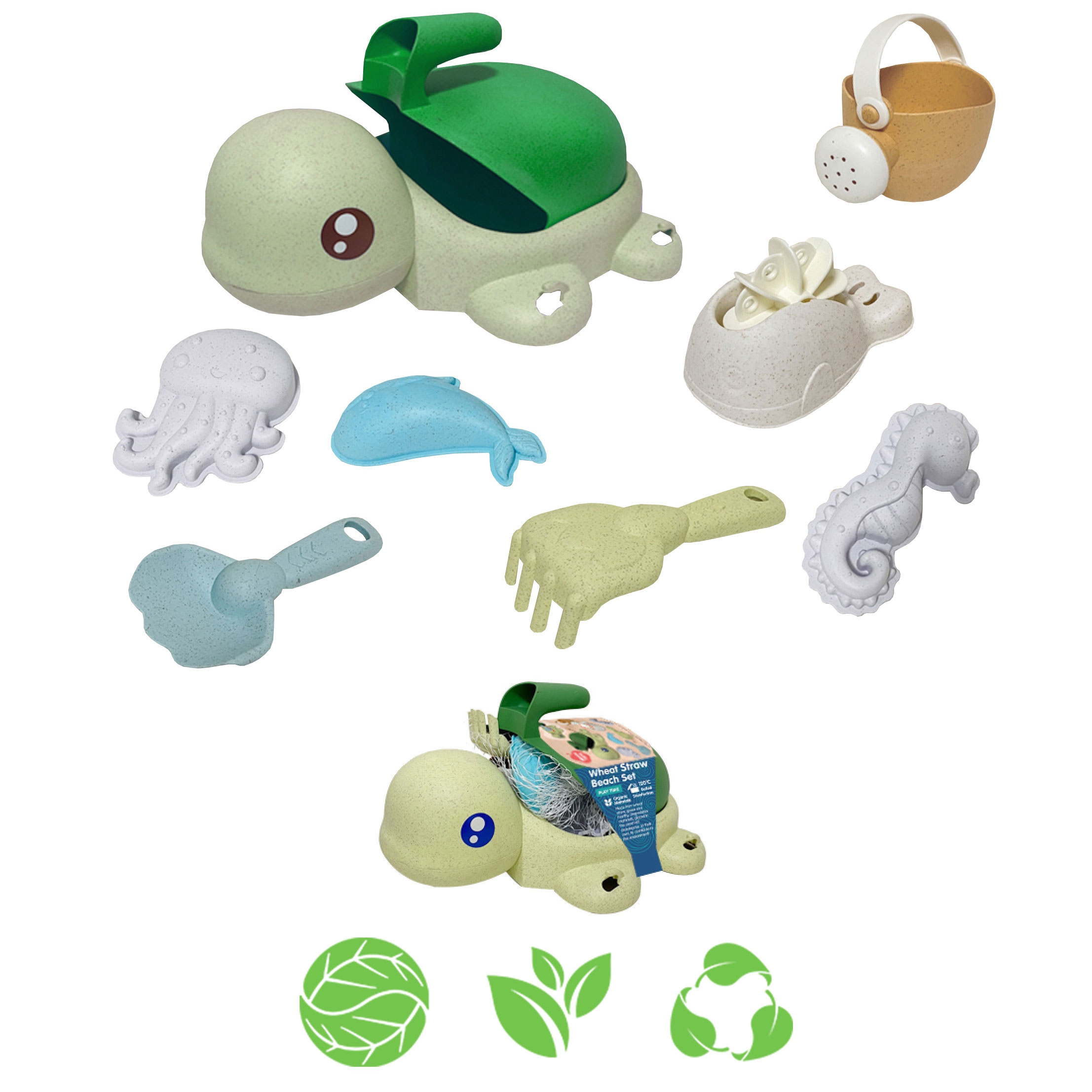 woopie-green-zestaw-2w1-do-piasku-i-wanny-zolwik-zielony-8-el-biodegradowalny-organiczny-material