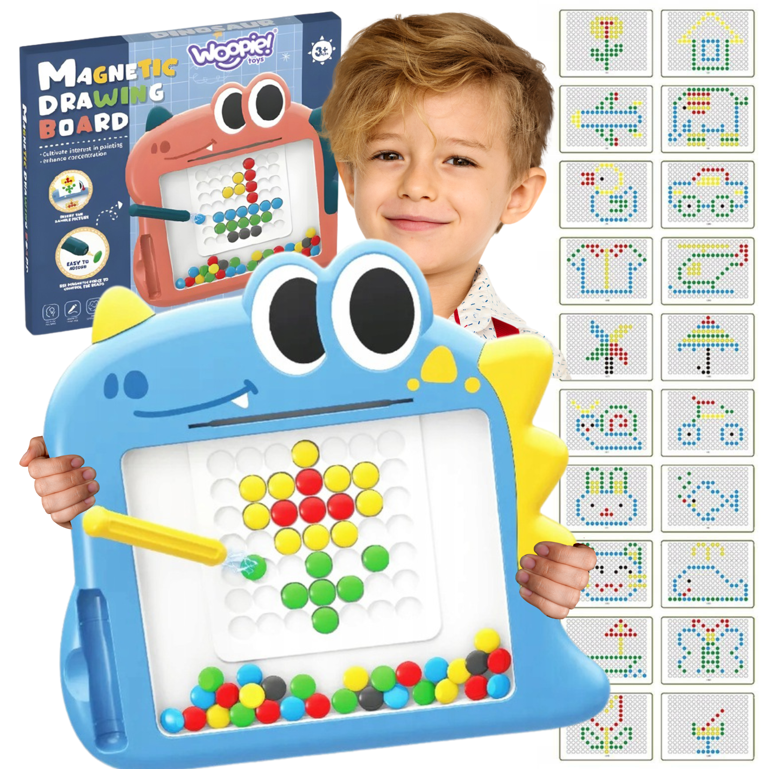 woopie-tablica-magnetyczna-dla-dzieci-montessori-magpad-dinozaur