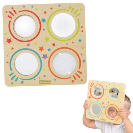 Medinis Montessori sensorinis žaislas | Veidrodžių ir lęšių tyrinėjimas | MASTERKIDZ MK02242