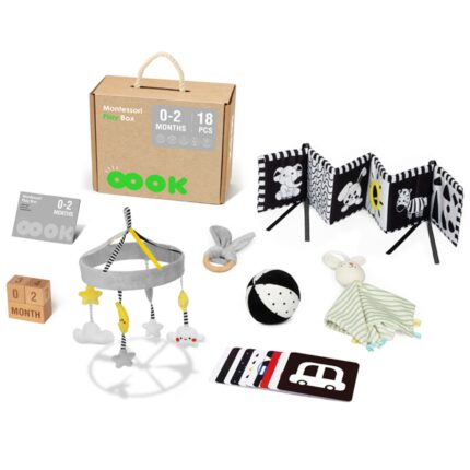 Montessori edukacinė XXL dėžutė vaikams |  7in1 | 0–2 mėn. | TOOKY TOY BCTJ670