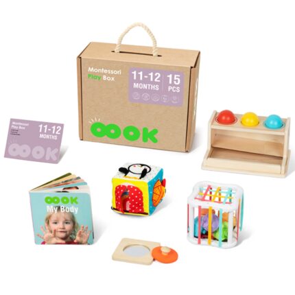 Lavinanti Montessori mokomoji žaislų dėžė | 7in1 | 16-18 mėn. | TOOKY TOY BCTJ677