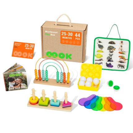 Lavinantis Montessori mokomoji žaislų dėžė | 7in1 | 25-30 mėn. | TOOKY TOY  BCTJ680