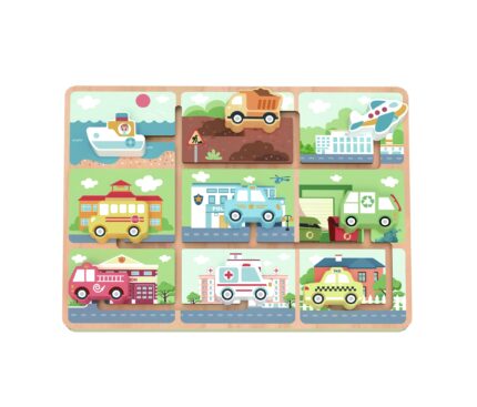 Transporto priemonių galvosūkis | Tooky toy TJ599N