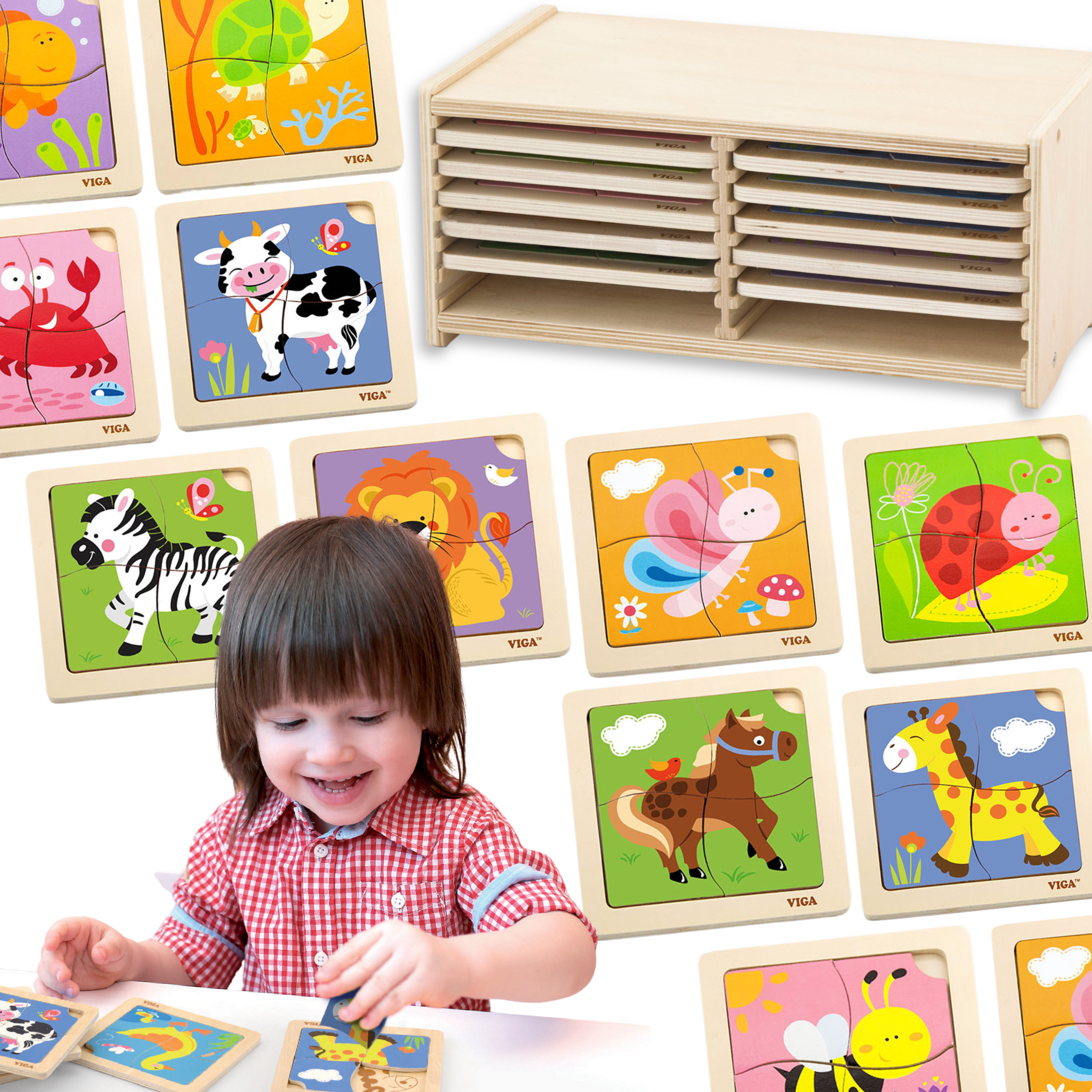 viga-puzzle-drewniane-12-plansz-po-4-puzzle-w-stojaku