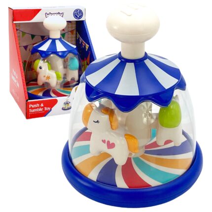 Linksmas suktukas su arkliukais | Karuselė | Mėlyna | BABY | WOOPIE 49553