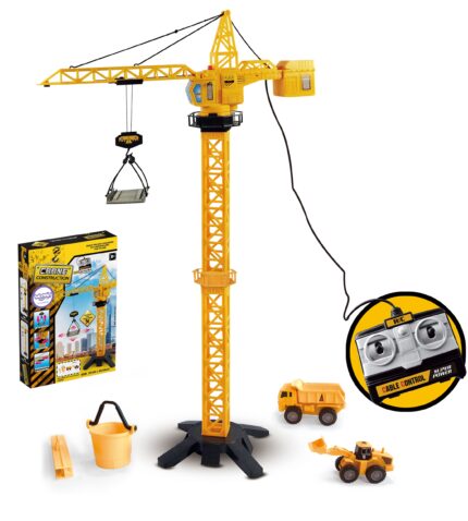 WOOPIE Crane nuotolinio valdymo kranas 103 cm R/C sunkvežimių ekskavatorius + 4 priedai