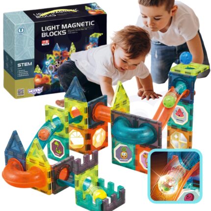 WOOPIE Magnetiniai blokai  75 vnt.