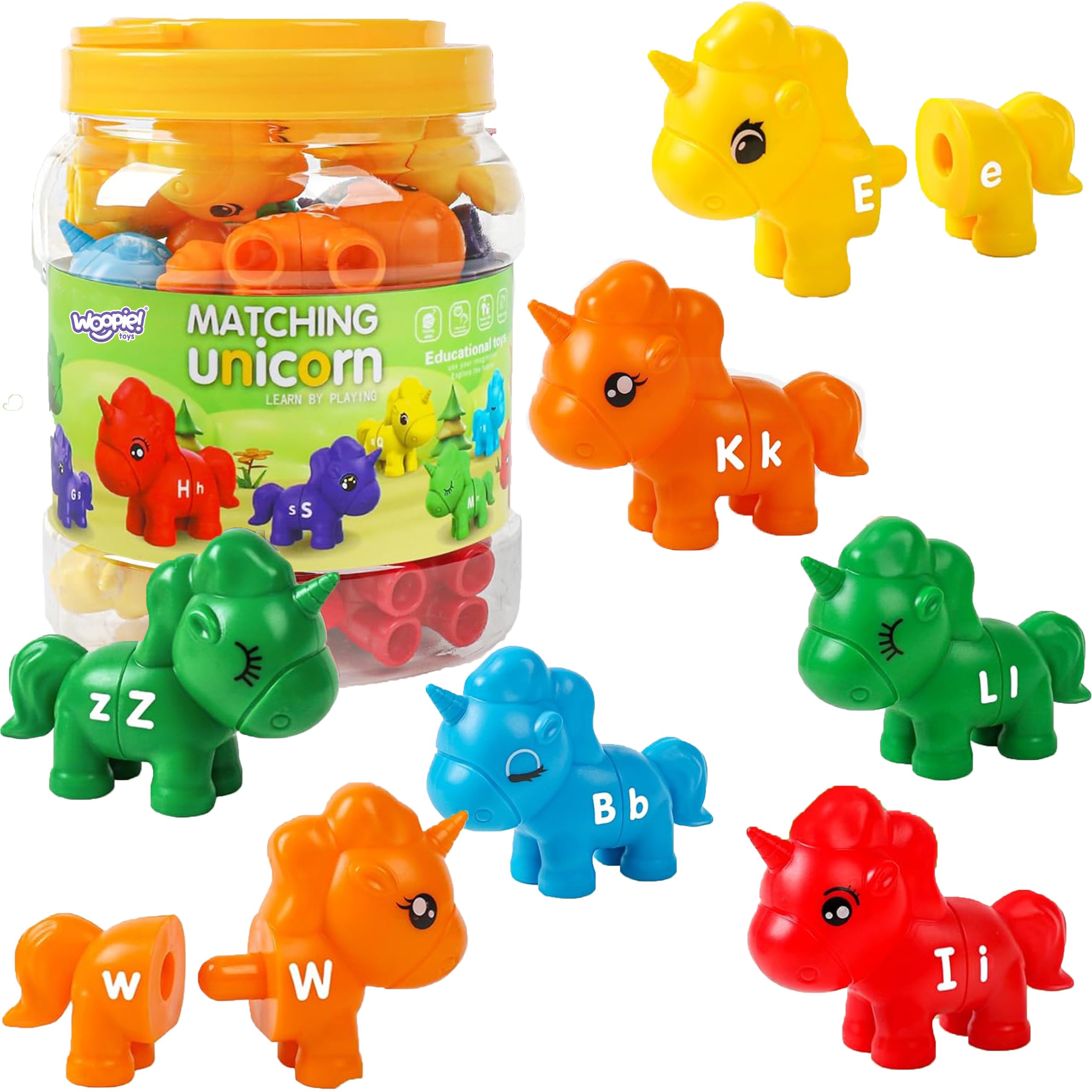 woopie-figurki-montessori-zestaw-edukacyjny-jednorozce-do-skladania-dopasuj-literki-13-el