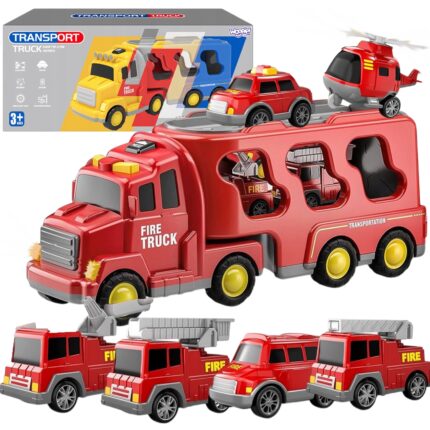 Autovežis | Gaisrinės mašinų rinkinys 5 vnt. | Woopie 52913