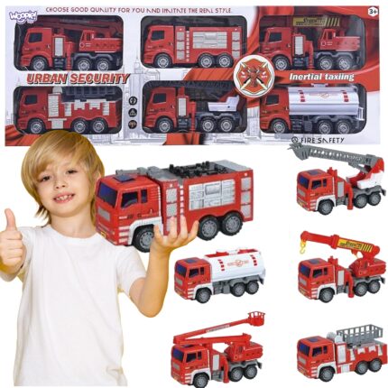 Gaisrinės automobilių rinkinys | 6in1 | WOOPIE 52876
