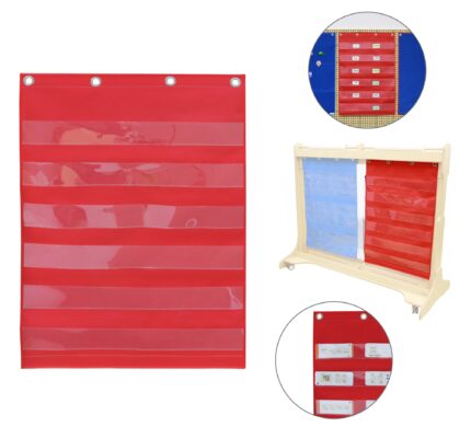 Pakabinamas laikiklis knygoms ir paveikslėliams | Raudonas | Masterkidz ME10735