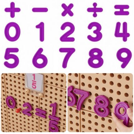 Mokomasis skaičių ir matematinių ženklų rinkinys | STEM 82 dalys | Masterkidz ME30429