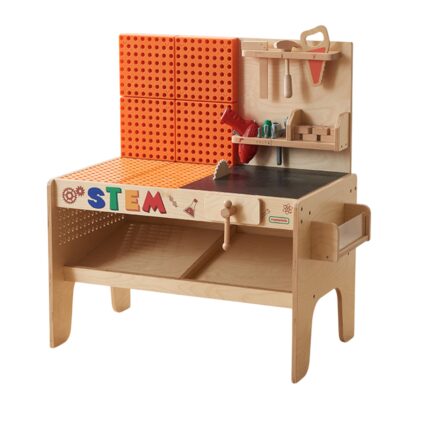 Medinės darbastalis | Montessori | STEM | su įrankiais | Masterkidz ME29591