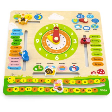 Mokomasis kalendorius | Medinis, Laikas ir Orai, Anglų k. | Viga 44538