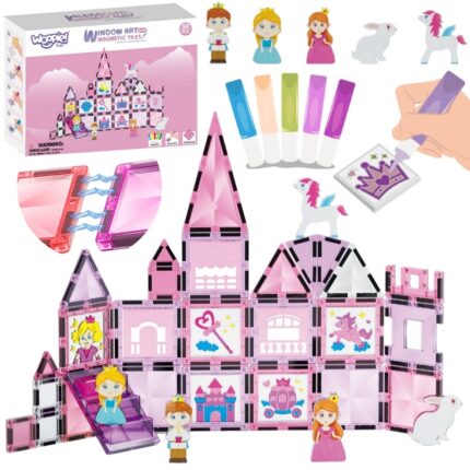 Magnetinis konstruktorius | Pastatyk pilį | WOOPIE 53200