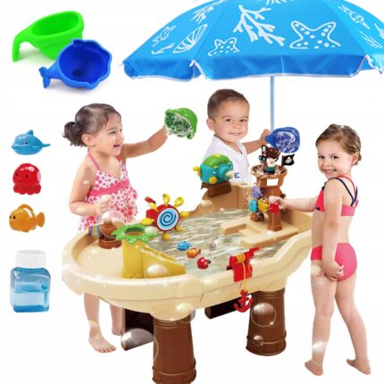 Vandens žaidimų stalas | Piratų laivas su skėčiu | WOOPIE 55761