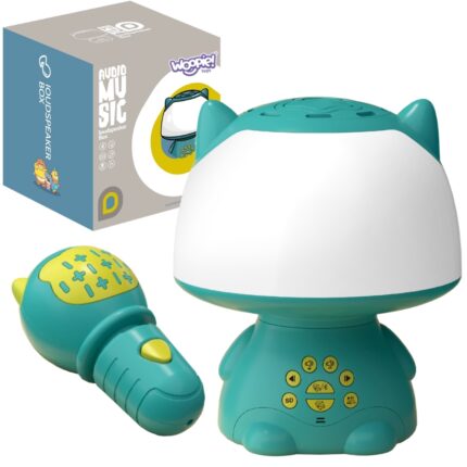 Daugiafunkcinė RGB lempa ir Bluetooth garsiakalbis | Karaokė su mikrofonu ir balso moduliatoriumi | WOOPIE 55167