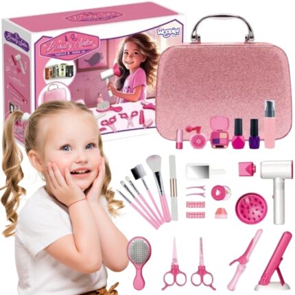 Grožio salonas lagamine 2in1 | Kirpyklos rinkinys | WOOPIE 56393