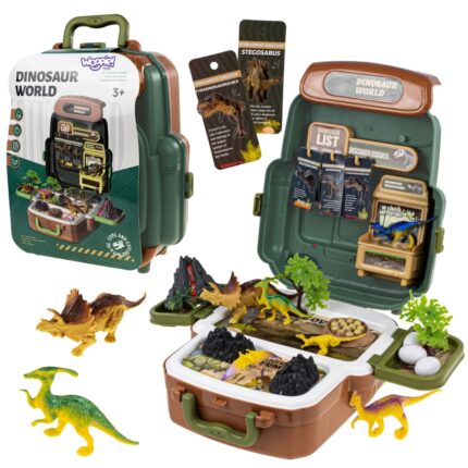 Dinozaurų rinkinys lagamine | Edukacinis | WOOPIE 57093