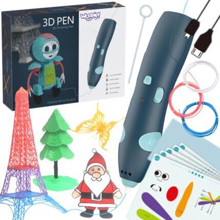 3D rašiklis-spausdintuvas | Saugus su USB įkrovimu ir priedais | WOOPIE 56188