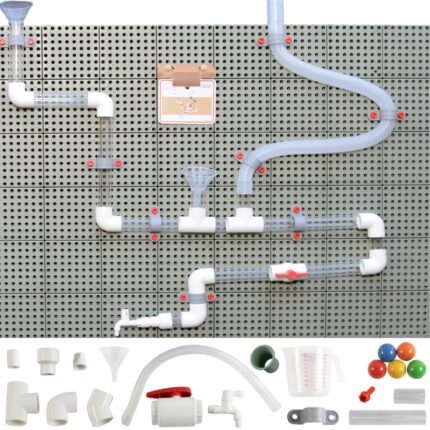 Vamzdžių sistema STEM lentai | Vandens ir kamuoliukų trasa | Masterkidz ME33666