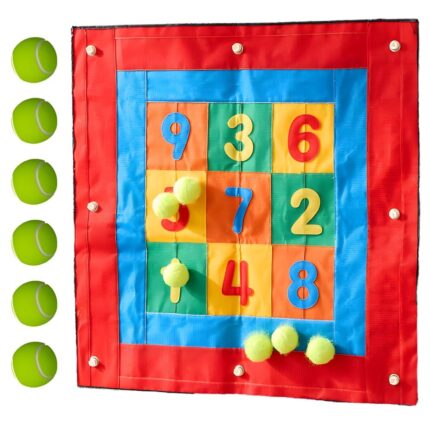 Kvadratinis taikinys su kibukais | Lavinamasis žaidimas su kamuoliukais | MASTERKIDZ ME35097